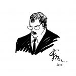 ΣΠΥΡΟΣ ΠΑΓΙΑΤΑΚΗΣ  Επίτιμος Πρόεδρος Ενώσεως Ελλήνων Θεατρικών και Μουσικών Κριτικών IN MEMORIAM – σχέδιο Έλλης Σολομωνίδου – Μπαλάνου