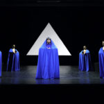 Moise et Pharaon – Matteo Roma as the Egyptian high priest Aufide with the four movement mimes-Nicolò-Donini