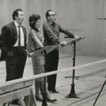 Nicola Zaccaria répétant Norma avec Maria Callas et Franco Corelli , par le photographe Erio PICCAGLIANI